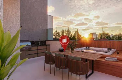 Cobertura com 2 dormitórios à venda, 110 m² por r$ 895.000 - buritis - belo horizonte/mg