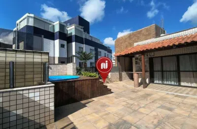 Cobertura com 3 dormitórios à venda, 210 m² por r$ 870.000,00 - buritis - belo horizonte/mg