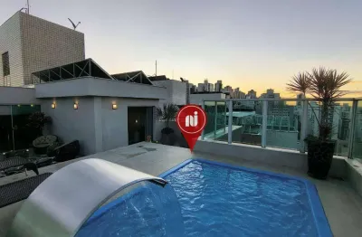 Cobertura com 4 dormitórios à venda, 250 m² por r$ 2.200.000,00 - buritis - belo horizonte/mg