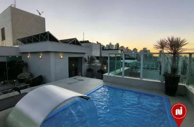 Cobertura com 4 dormitórios à venda, 250 m² por r$ 2.200.000,00 - buritis - belo horizonte/mg