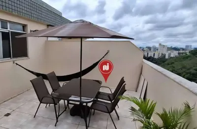 Cobertura com 2 dormitórios à venda, 94 m² por r$ 430.000,00 - buritis - belo horizonte/mg