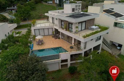 Casa com 4 dormitórios à venda, 407 m² por r$ 4.980.000,00 - jardim serrano - nova lima/mg