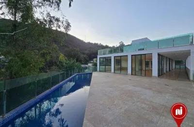 Casa com 4 dormitórios, 700 m² - venda por r$ 6.250.000,00 ou aluguel por r$ 17.000,00/mês - quintas do sol - nova lima/mg