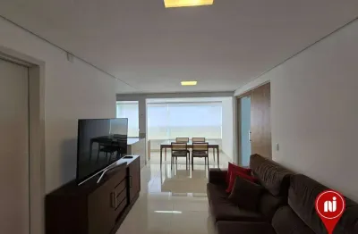 Apartamento com 1 dormitório para alugar, 56 m² por r$ 6.295,00/mês - vila da serra - nova lima/mg