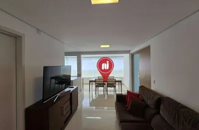 Apartamento com 1 dormitório para alugar, 56 m² por r$ 6.295,00/mês - vila da serra - nova lima/mg