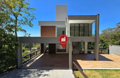 Casa com 4 dormitórios, 275 m² - venda por r$ 2.950.000 ou aluguel por r$ 14.750/mês - ville de montagne - nova lima/mg