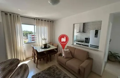 Apartamento com 2 dormitórios à venda, 47 m² por r$ 270.000 - chácaras califórnia - contagem/minas gerais