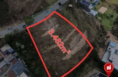 Terreno à venda, 3482 m² por r$ 11.000.000,00 - vale dos cristais - nova lima/mg