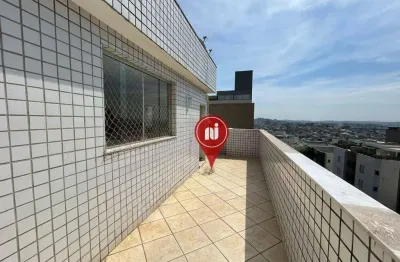 Cobertura com 3 dormitórios para alugar, 120 m² por r$ 4.469,00/mês - buritis - belo horizonte/mg