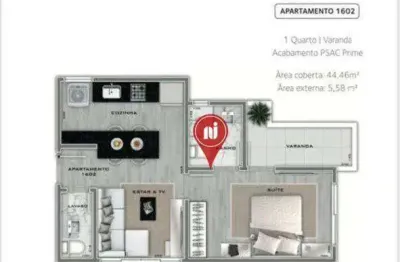 Apartamento com 1 dormitório à venda, 59 m² por r$ 1.100.000 - lourdes - belo horizonte/mg