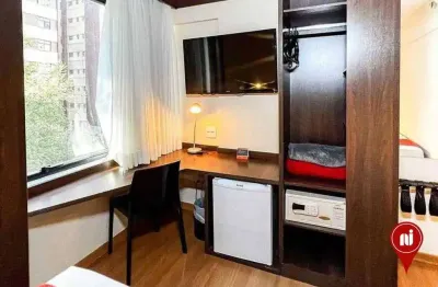 Flat com 1 dormitório à venda, 19 m² por r$ 285.000 - funcionários - belo horizonte/mg