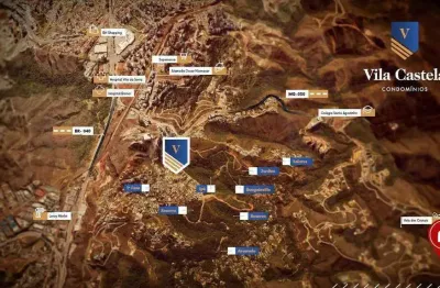 Terreno à venda, 2078 m² por r$ 1.404.000 - vila castela - nova lima/mg