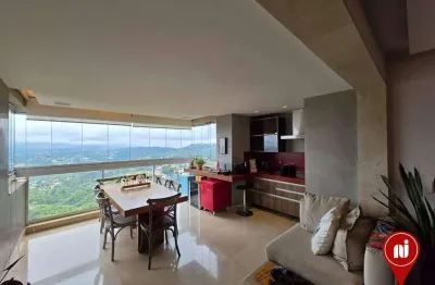 Apartamento com 4 dormitórios à venda, 220 m² por r$ 3.400.000,00 - vila da serra - nova lima/mg