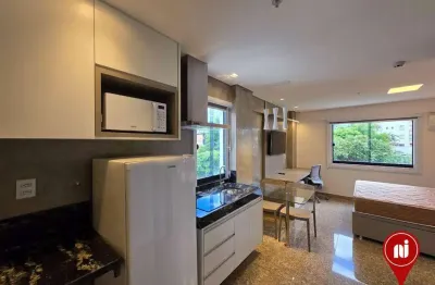 Apartamento com 1 dormitório para alugar, 23 m² por r$ 3.445/mês - buritis - belo horizonte/mg