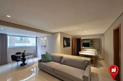 Apartamento com 3 dormitórios para alugar, 126 m² por r$ 7.002/mês - buritis - belo horizonte/mg