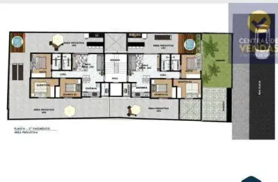 Cobertura com 4 quartos à venda na rua clélia, 169, rio branco, belo horizonte por r$ 699.000