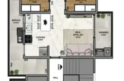 Cobertura com 3 quartos à venda na rua augusto franco, 435, são joão batista, belo horizonte por r$ 569.000