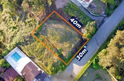 Terreno à venda na rua hasselfelde, 112, ponta aguda, blumenau, 1200 m2 por r$ 860.000