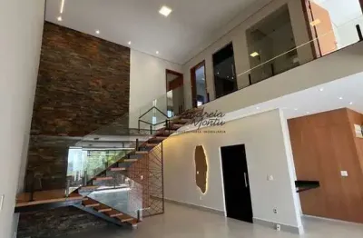 Sobrado  alto padrão com 04 suítes elevador - piscina com prainha em indaiatuba