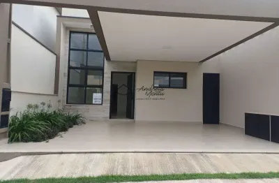 Casa nova em condomínio localizado próximo ao parque ecológico da cidade.