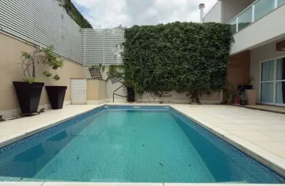 Sobrado mobiliado para alugar 4 suítes 335m² ac  condomínio amstalden indaiatuba