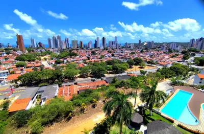 Alugo, mobiliado, 56m, 2/4, andar médio, ponta negra, natal