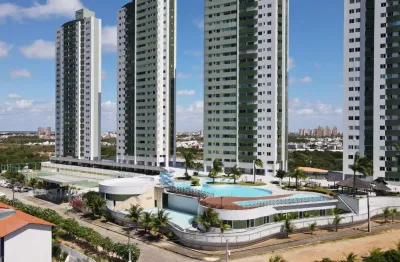 Alugo, 56m, 2/4, andar alto, luau de ponta negra, ponta negra, natal