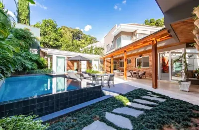 Casa em condomínio fechado com 4 quartos à venda na rua joão menegusso, 797, santa felicidade, curitiba por r$ 11.000.000