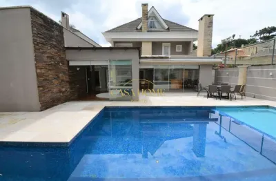 Casa em condomínio fechado com 4 quartos à venda na rua luiz tramontin, 1580, campo comprido, curitiba por r$ 4.750.000