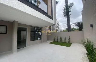 Casa em condomínio fechado com 3 quartos à venda na rua doutor goulin, 1484, hugo lange, curitiba por r$ 1.350.000