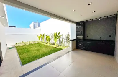 Casa à venda no residencial santana: 190m², área gourmet e suíte master com ar condicionado