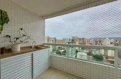 Apartamento para venda em praia grande, tupi, 2 dormitórios, 1 suíte, 1 banheiro, 2 vagas