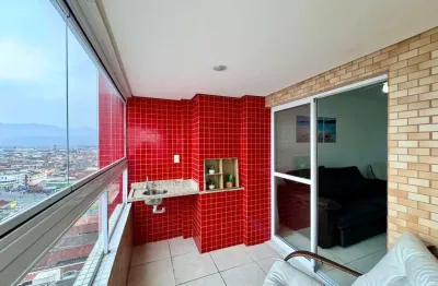 Apartamento para venda em praia grande, ocian, 2 dormitórios, 1 suíte, 1 banheiro, 2 vagas