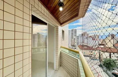 Apartamento para venda em praia grande, tupi, 1 dormitório, 1 banheiro, 1 vaga