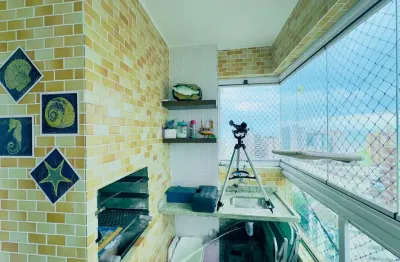Apartamento para venda em praia grande, guilhermina, 2 dormitórios, 1 suíte, 1 banheiro, 2 vagas