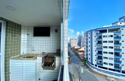 Apartamento para venda em praia grande, mirim, 2 dormitórios, 1 suíte, 1 banheiro, 1 vaga