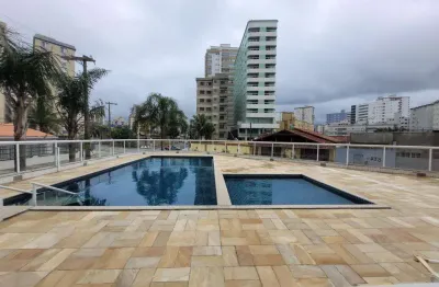 Apartamento para venda em praia grande, caiçara, 1 dormitório, 1 banheiro, 1 vaga