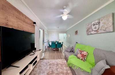 Apartamento para venda em praia grande, caiçara, 3 dormitórios, 1 suíte, 1 banheiro, 2 vagas