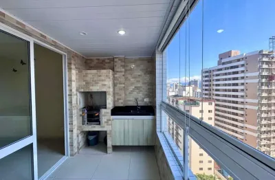Apartamento para venda em praia grande, guilhermina, 2 dormitórios, 1 suíte, 1 banheiro, 2 vagas