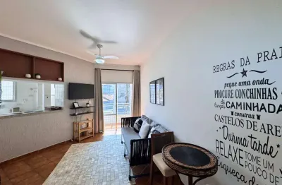 Apartamento para venda em praia grande, caiçara, 1 dormitório, 1 banheiro, 1 vaga