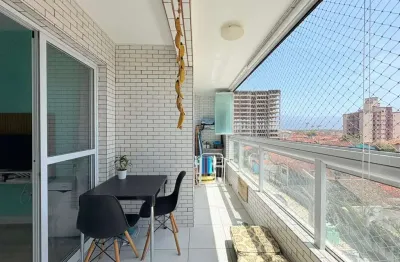 Apartamento para venda em praia grande, caiçara, 1 dormitório, 1 banheiro, 1 vaga