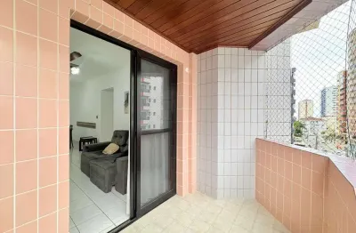 Apartamento para venda em praia grande, guilhermina, 2 dormitórios, 1 suíte, 2 banheiros, 1 vaga