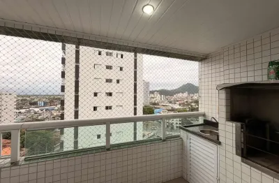 Apartamento para venda em praia grande, guilhermina, 1 dormitório, 1 banheiro, 1 vaga