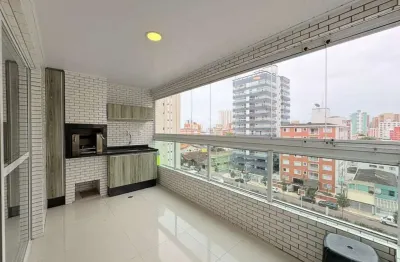 Apartamento para venda em praia grande, canto do forte, 3 dormitórios, 1 suíte, 2 banheiros, 2 vagas