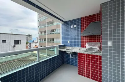 Apartamento para Venda em Praia Grande, Guilhermina, 2 dormitórios, 1 suíte, 1 banheiro, 1 vaga