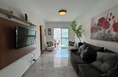 Apartamento para Venda em Praia Grande, Guilhermina, 2 dormitórios, 1 suíte, 1 banheiro, 2 vagas