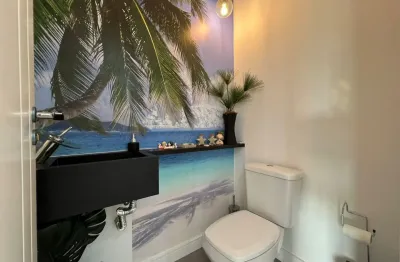 Apartamento 3 dormitórios 3 suítes, mobiliado na meia praia