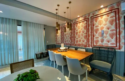 Apartamento 3 dormitórios 3 suítes, 3 vagas ,mobiliado na meia praia