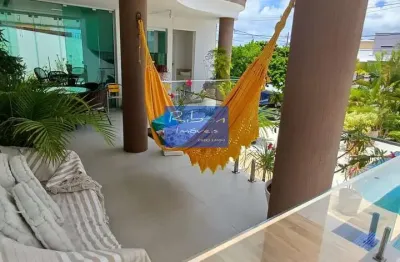 Casa em condomínio para locação em camaçari, alphaville litoral norte i, 4 dormitórios, 4 suítes, 7 banheiros