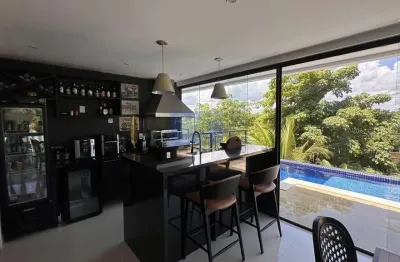 Casa em condomínio para locação em camaçari, alphaville litoral norte 1, 4 dormitórios, 4 suítes, 8 banheiros, 2 vagas